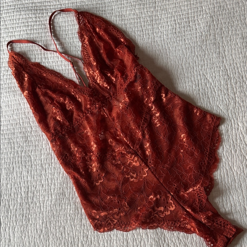 Copper Lace Bodysuit